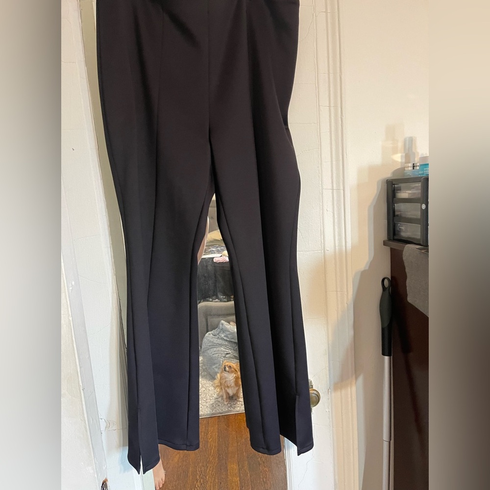 Nine West Classic Black Straight Leg Pants